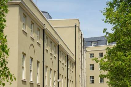 side view of modular student scheme in Bath