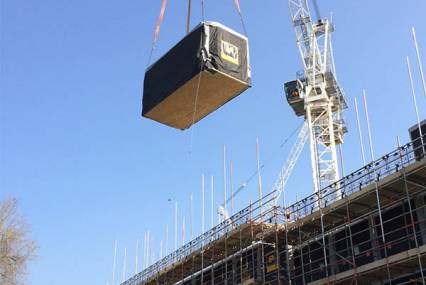 Install of Room Module on Bath Student Accommodation Site
